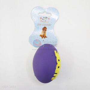 Wholesale Purple Rugby Shaped <em>Pet</em> Toy