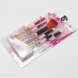 5pcs/set Plastic <em>Makeup</em> <em>Brush</em> Beauty Sets