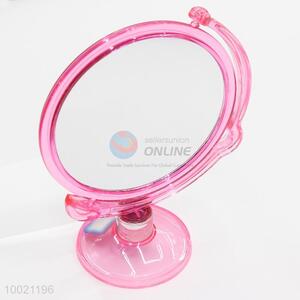 Round pink double side magnify <em>makeup</em> <em>mirror</em>