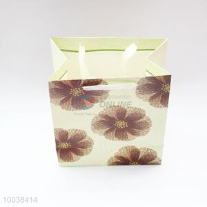 23*18*10cm Purple Flower Pattern <em>Gift</em> Bag/Paper Bag