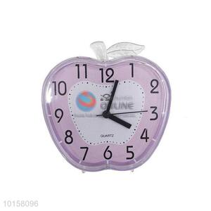 New Arrivals Light Purple Apple Shape Desk Alarm Clock
