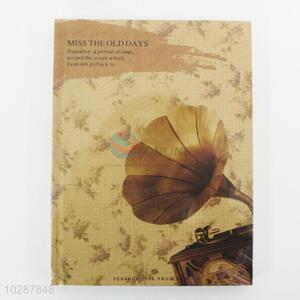 Vintage Phonograph Printed Notebook