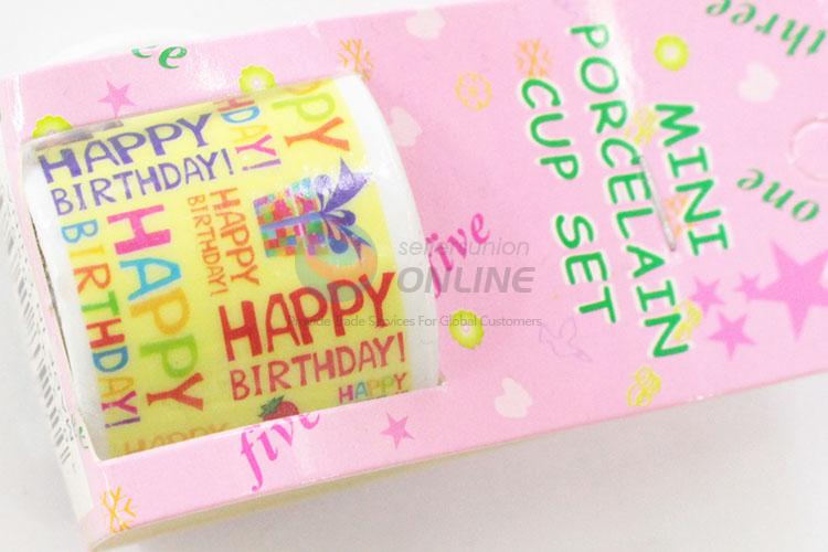 Cheap new style high sales birthday style ceramic cup