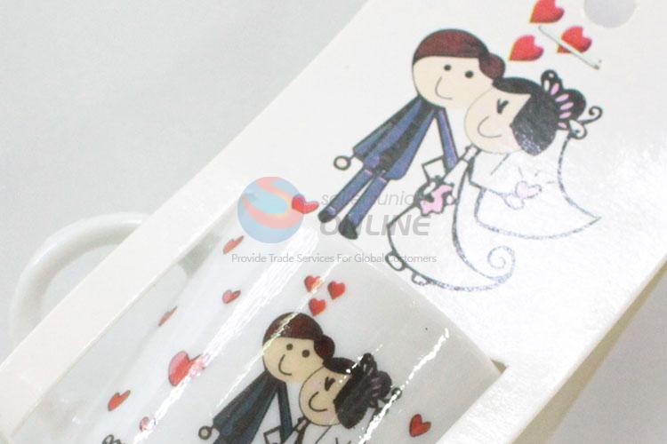 Low price top quality wedding style ceramic cup