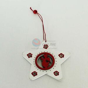 Custom design star shaped wooden craft,10cm