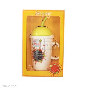 Women Gift Water Coffee Drinking Cup with Straw