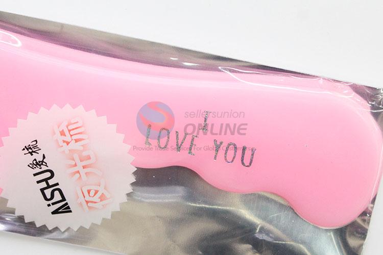 Plastic combs travel personalized hair comb