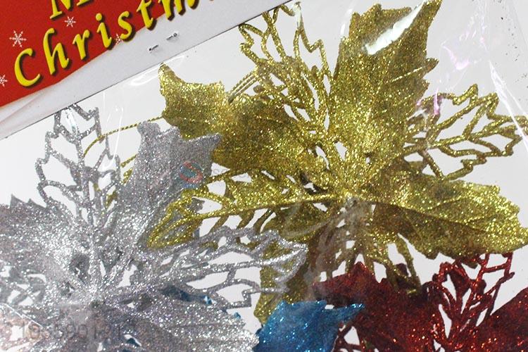 Creative Design Handmade Plastic Flower Christmas Decoration