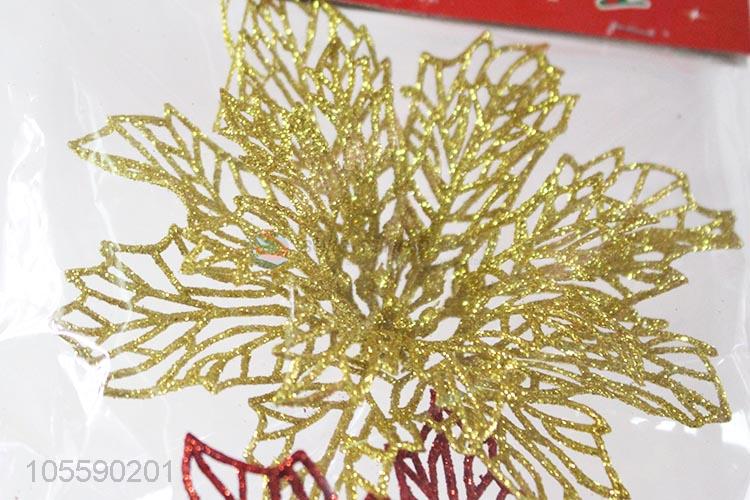 Creative Design Christmas Decoration Flower Shape Ornament