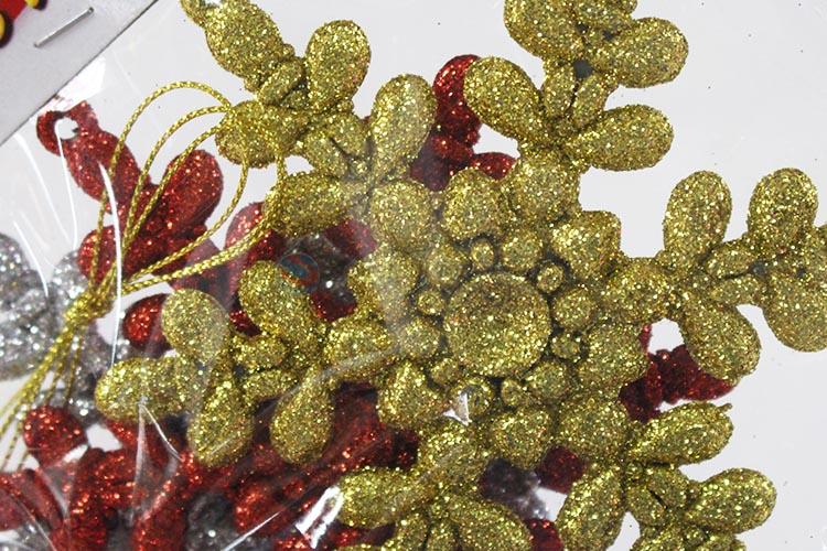Hot Sale Plastic Christmas Snowflake Ornament Best Decoration