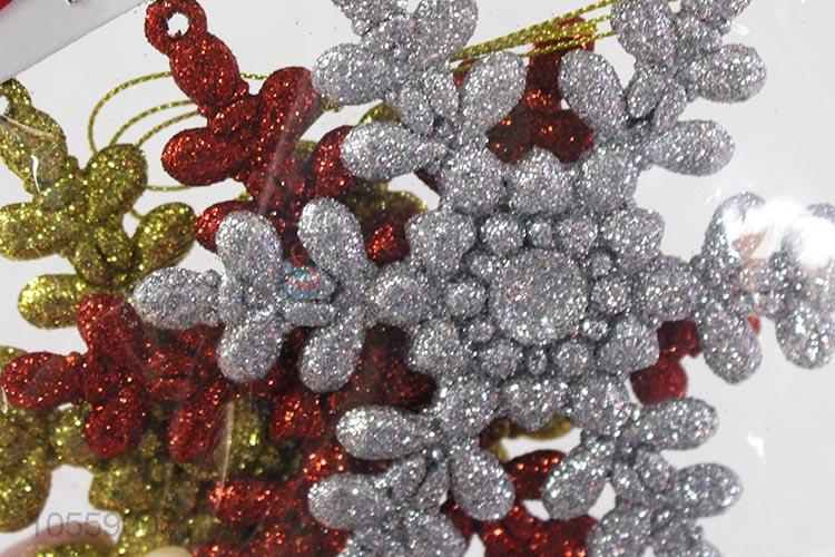 Hot Sale Plastic Christmas Snowflake Ornament Best Decoration