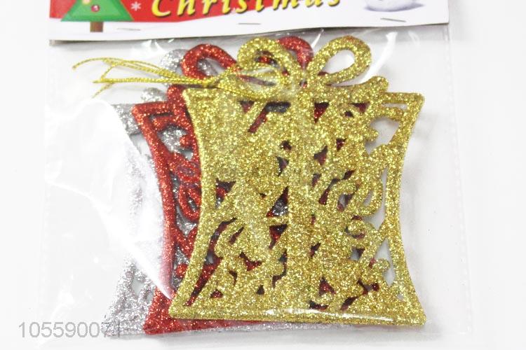 Hot Selling Plastic Gift Box Shape Christmas Decoration Ornament