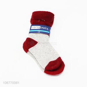 Hot sale women winter thermal socks lined terry socks