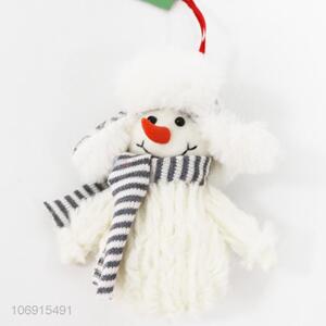 New arrival xmas ornaments gift christmas party decoration plush snowman