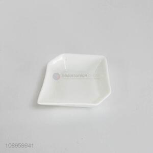 Factory Price White Ceramic Sauce Dish Seasoning Snack Plates