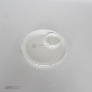 Wholesale White Hotel Banquet Porcelain Plate Restaurant Ceramic Plate
