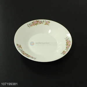 Good market Chinese style flower ceramic plates dinner plates candy plate