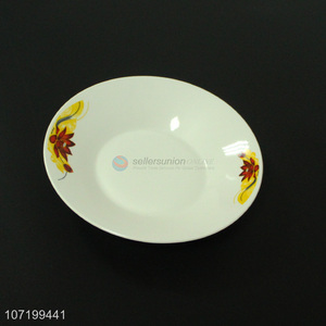 Low price Chinese style flower ceramic plates dinner plates ceramic tableware