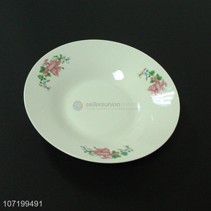 Hot selling Chinese style flower ceramic plates dinner plates ceramic tableware