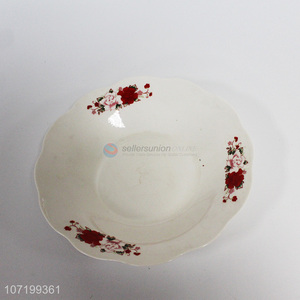 New products Chinese style flower ceramic plates dinner plates ceramic tableware
