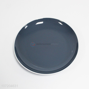 Wholesale Round Ceramic Plate Fashion Colorful Tableware