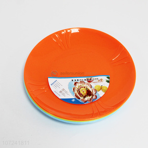 Low price wholesale multicolor plastic tray snack tray