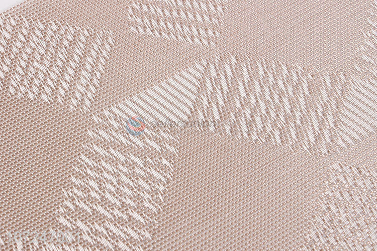 China maker fashion jacquard pvc placemat pvc dinner mat