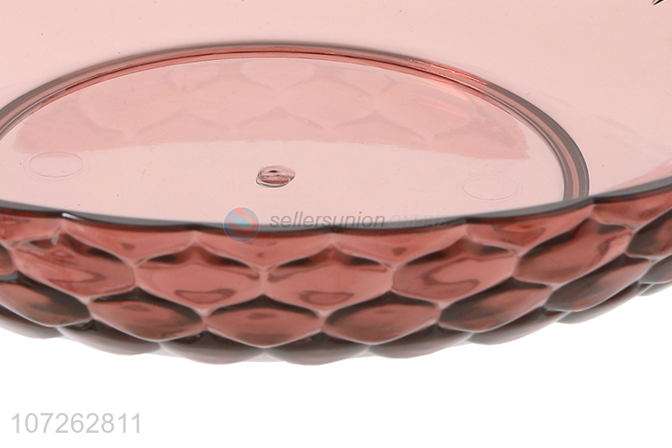 Wholesale Household Transparent Resin Fruit Plate