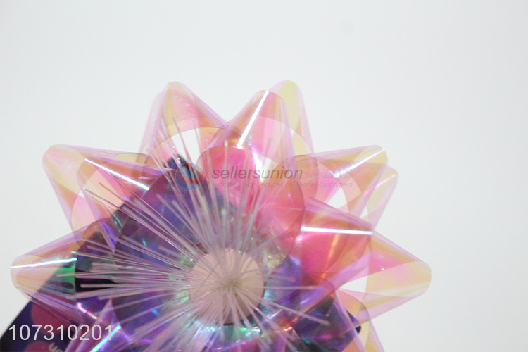 High Sales Led Light Star Ribbon Bows For Christmas Decoration And Gift Package