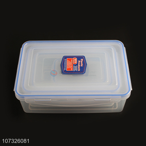 New Arrival Rectangular Fresh Preserving Food Grade Plastic Fresh Food Box