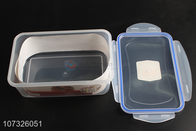 Wholesale Rectangular Plastic Food Sealed Container Preservation Storage Box