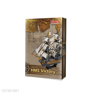 Premium Quality Hms Victory 3D Model Ship Puzzle Kids Educational Toy