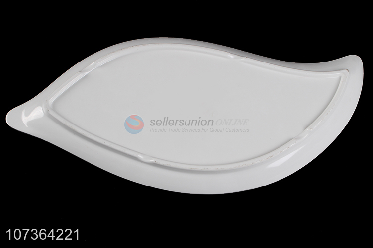 Unique Design White Melamine Plates Popular Dinner Plate