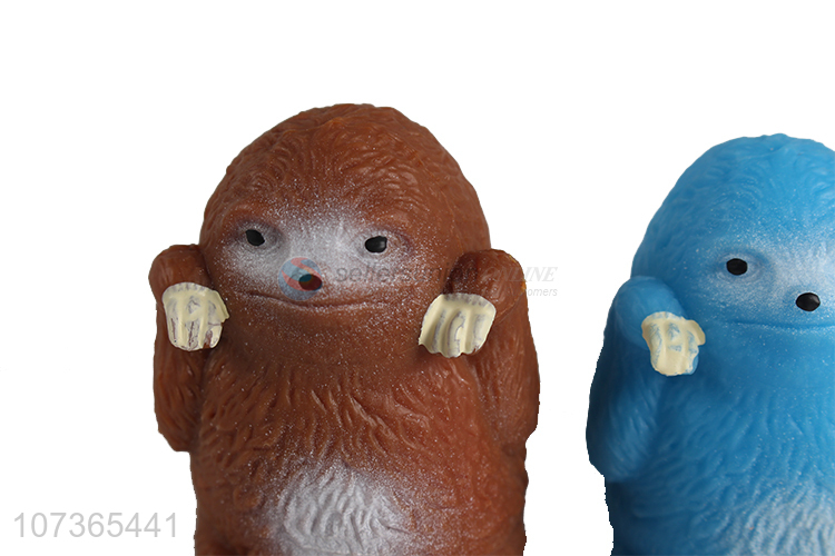 Factory Sales Soft TPR Animal Stress Relief Toy Sloth Shaped Squeeze Toy