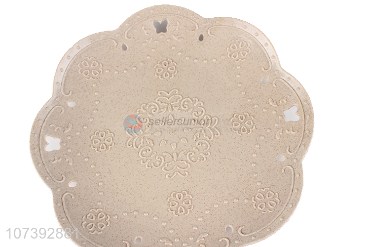 Wholesale Household Eco-Friendly Wheat Straw Food Plate Fruit Plate