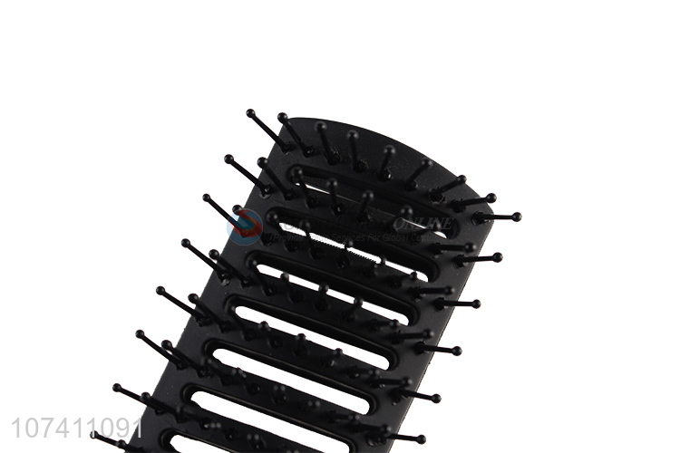 Factory wholesale black gold men's plastic hair styling comb sparerib comb