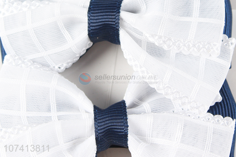 High quality fancy bowknot hair ring custom hair accessories