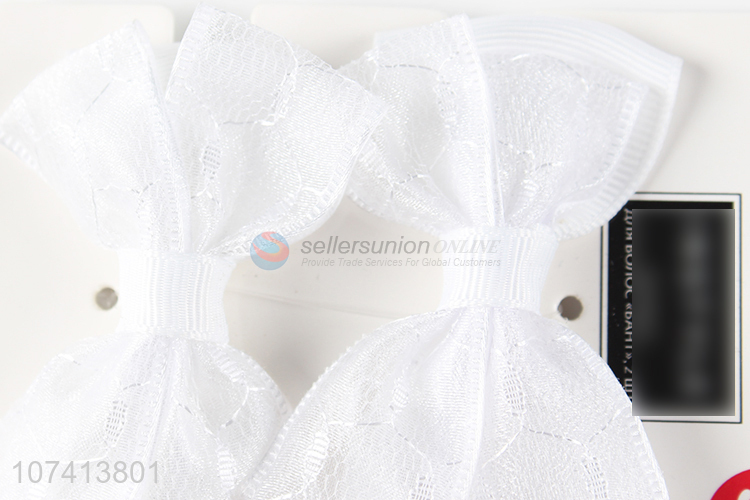 Reasonable price delicate bowknot hair ties elastic hair ring