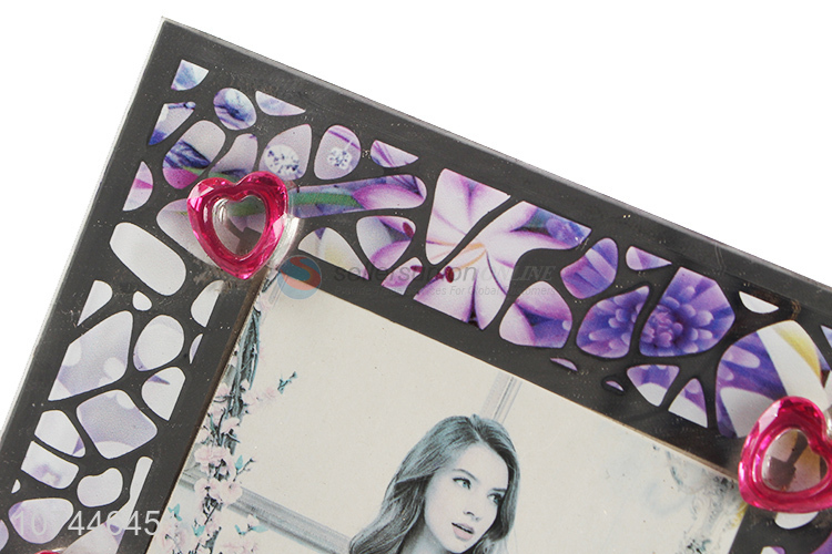Wholesale Colorful Glass Photo Frame With Back Stander
