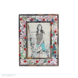 Wholesale Glass Photo Frame With Plastic Back Stander