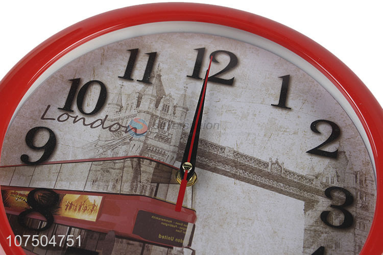 Factory Sell Round Shape Modern Design Wall Clock Cheap Hanging Clock