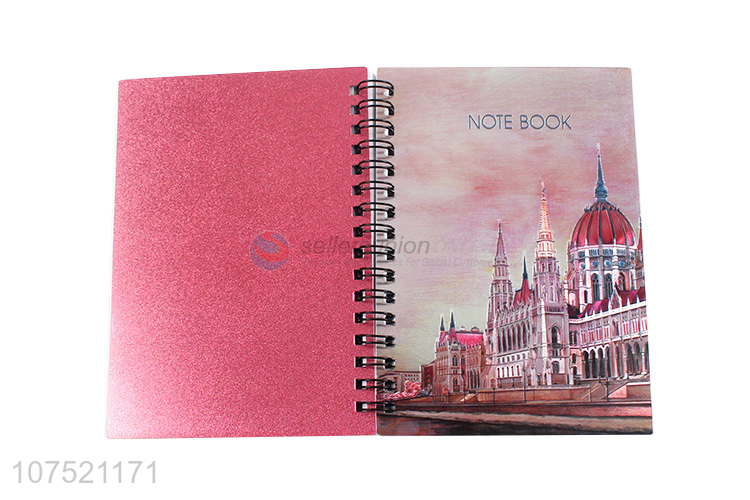 Good sale fashionable cover a6 spiral notebook for office & school