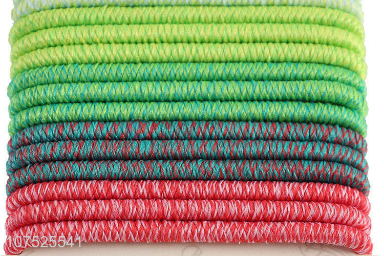 Factory direct sale 24pcs hair rings hair string for girls & women