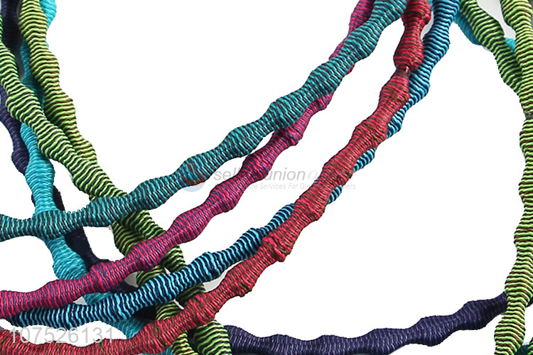 Factory price 8pcs hair string hair ties ponytail holder