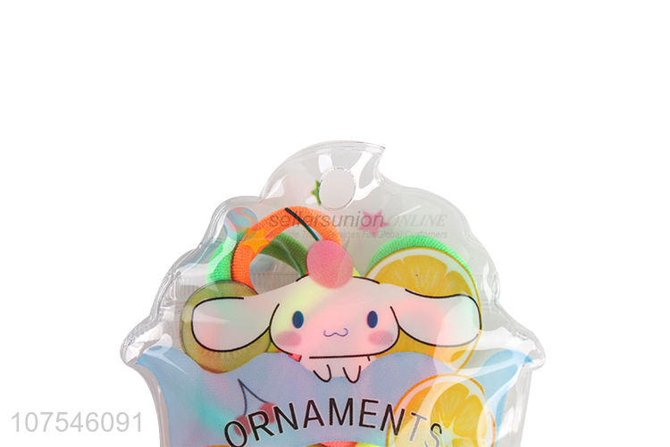 Wholesale Candy Color Hair Accessories Elastic Hair Ties Towel Hair Rings