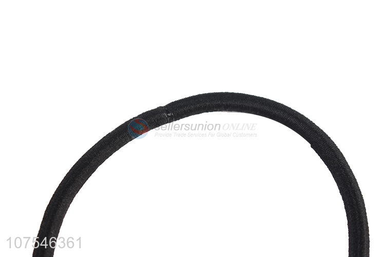 New Design Fashion High Elastic Black Hair Ring Hair Rope