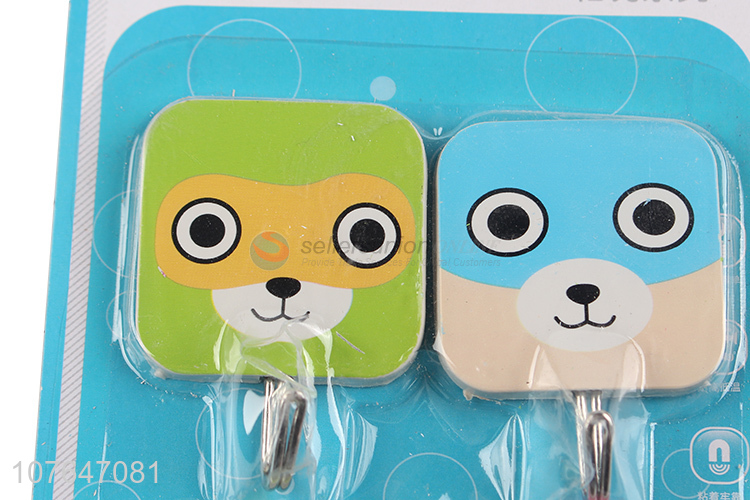 Cartoon Pattern Heavy Duty Sticky Hook Wall Hook Coat Hanger