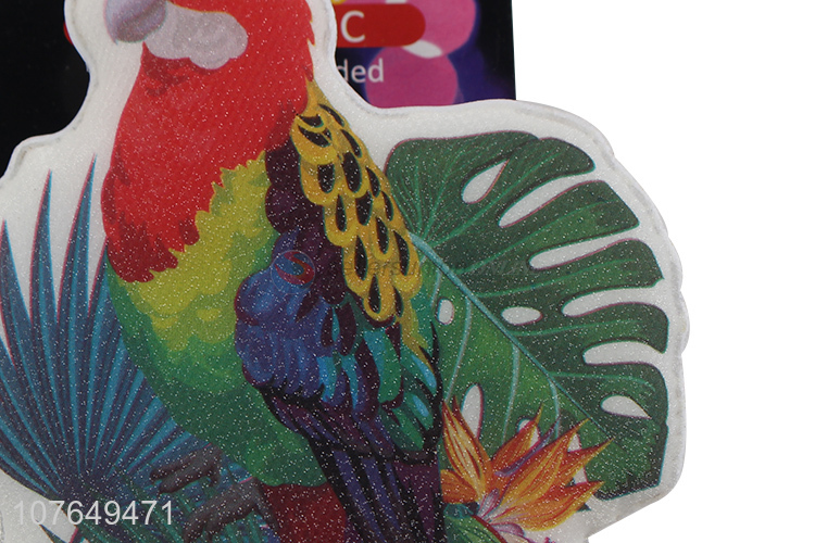 New arrival colorful parrot led wall sticker animal led night light