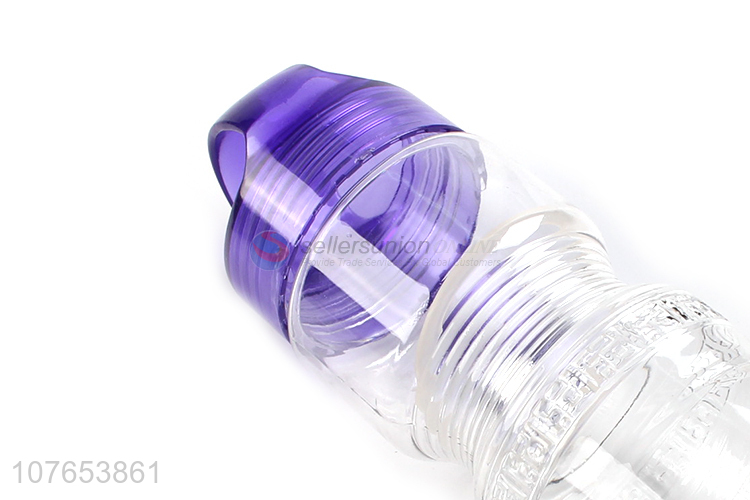 Low price portable food grade plastic water bottle