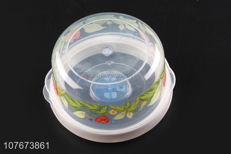 Good Sale 4 Pieces Round Preservation Box Plastic Food Storage Fresh Box Set
